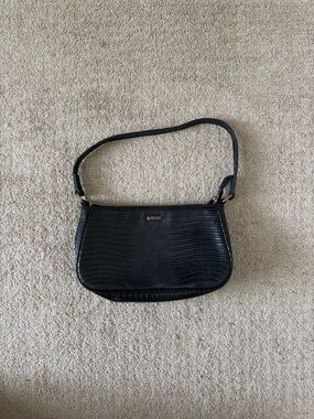 Isadora Faux Croc Shoulder Bag